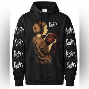 Korn Rock Nu Metal Sweatshirts Hoodies Cotton Streetwear Hooded Sz S-3XL